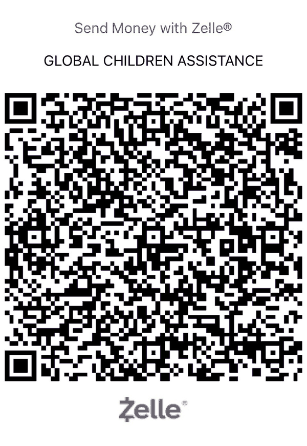 QR code do Zelle da Global Children Assistance Foundation
